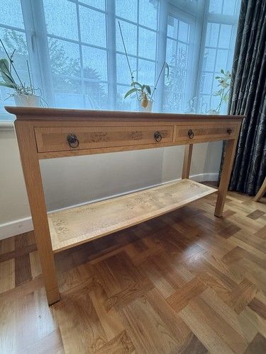 Large oak console table - table, 2
