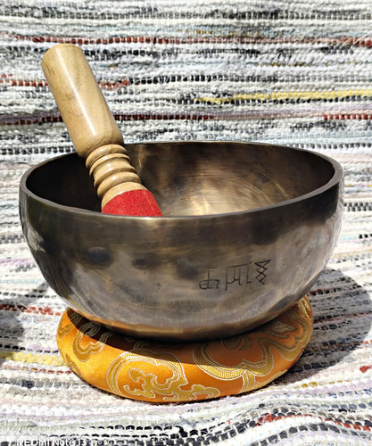 Hand hammered full moon - hand,