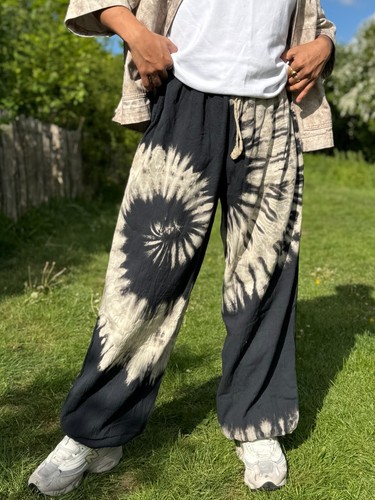 Tie dye hippie pants festival - pants,,