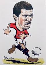 Roy Keane 12x8 Manchester