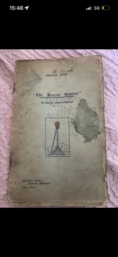 Rare 1935 royal observer corps - 1935,