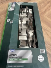 Wickes bravo Door Handles, Locks And Hinges. 5 Door Pack.