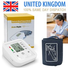 2025 Digital Automatic Blood Pressure Monitor Upper Arm BP Machine Heart Rate