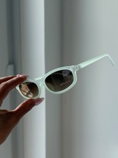 Green gradiant Rectangle sunglasses Mint Frame Sunglasses