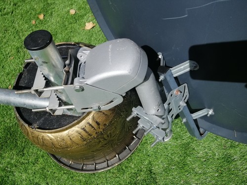 Sat dish motorized with - sat,