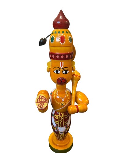 Handmade wooden hanuman - handmade,