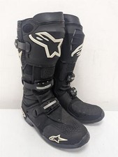 ALPINESTARS TECH 10 MX ATV QUAD BOOTS UK9.5 US10 EU44.5 BLACK/WHITE K020