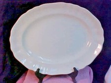 J & G Meakin Glamour Jade Green Oval Serving Platter 14 1/2" Made in England