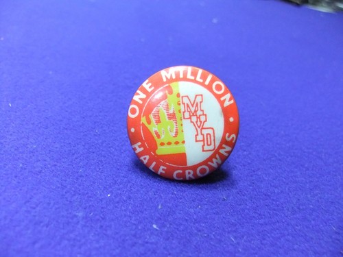 Tin badge charity appeal one - charity,