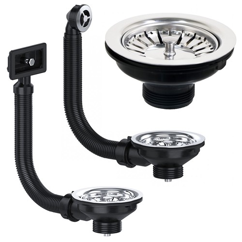 Sink strainer waste overflow - sink,