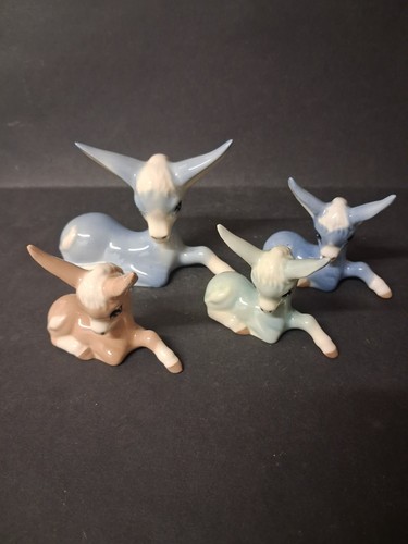 Vintage ceramic donkey - 4,