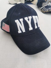 Navy NYPD Police Department Baseball Cap Bold NYC Lettering Lightweight One Size