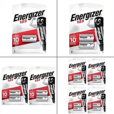 Energizer CR123 CR123A 123 3V Lithium Power Photo Battery Long Expiry Date UK