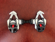 TIME Racer I Clic Carboflex White Road Racing Bike Pedals with high float.