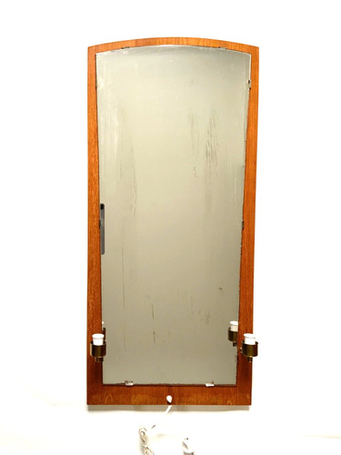 Vintag teak wall mirror - vintag,