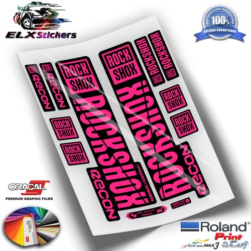 Rockshox recon fluor - fluor, sticker