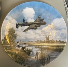 ‘Lancaster Low Overhead’ Royal Doulton Decorative Plate Limited Edition Plane