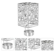  Rotary Candle Holder Candlestick Decorative Carousel Spinner with Tray