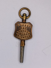 Antique Advertising Pocket Watch Key R.Downs Jeweller Brighton #16