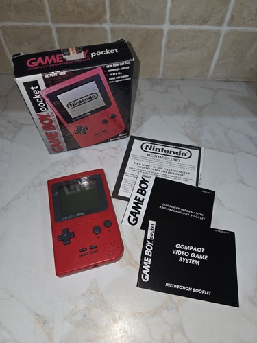 Nintendo game boy pocket - pocket, red