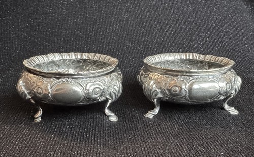 Ornate antique pair - ornate, epns