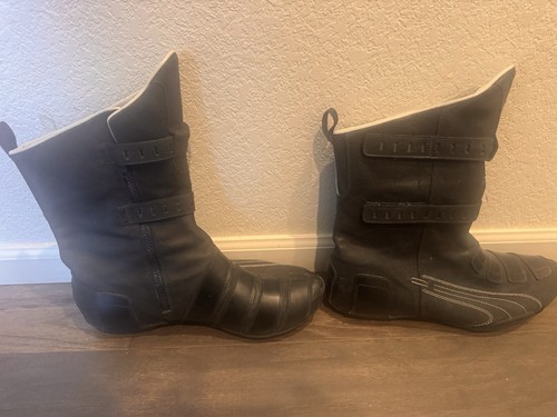 Vintage y2k puma black leather - black,