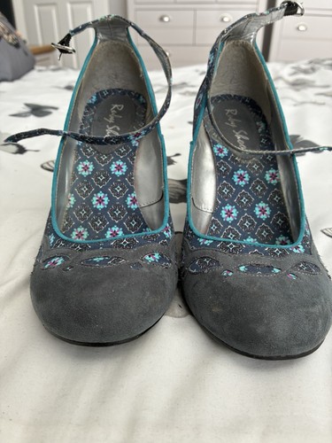 Ruby shoo grey suede - ruby,