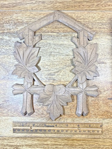 Old cuckoo clock - clock, surround
