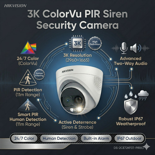 Hikvision 5mp full 3k - 5mp, hd