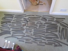 Vintage Collection over 100 Hornby OO Gauge Pieces Model Railway Track - Job Lot