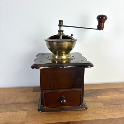 Vintage manual coffee grinder - manual,
