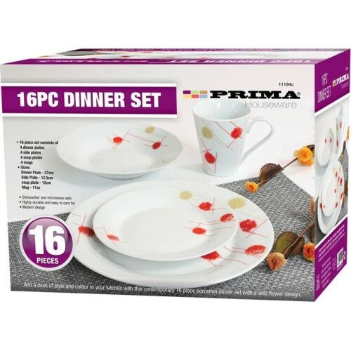 16pc round dinner set - 16pc,