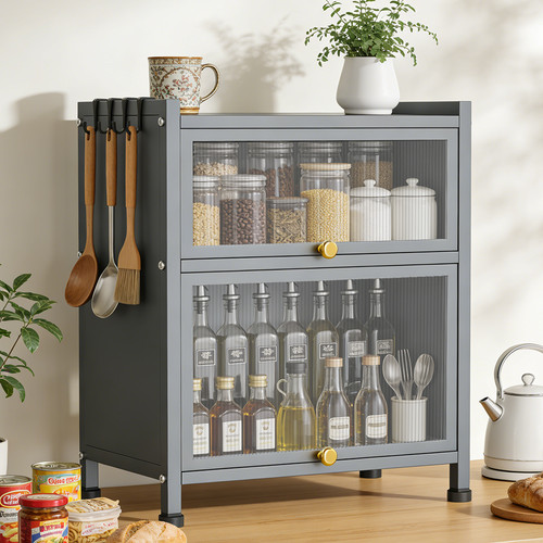 Tier kitchen storage cabinet - tier,