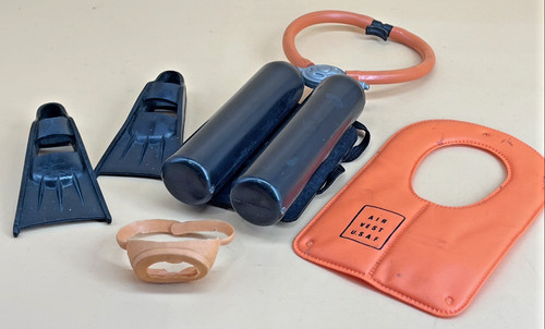 Action man scuba diver gear - action,