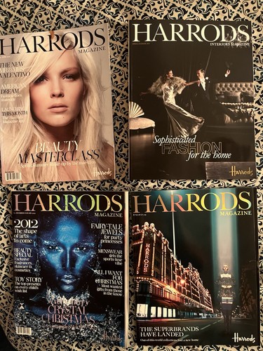 Harrods magazine job lot of - -,