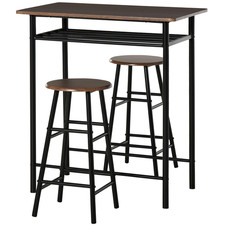 3-Piece Dining Set with 2