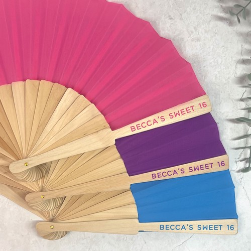 Personalised hand fan any - personalised,