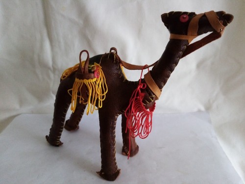 Camel leather ornament - camel,