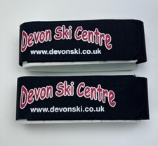 Pair of Ski Ties hook and loop closure Straps
