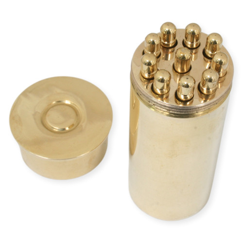 Brass cartridge position peg - brass,