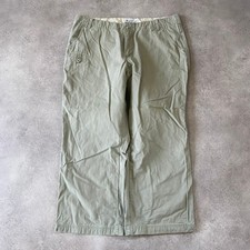 Columbia Capri Trousers Womens UK 16 Relaxed Fit Casual Chino Pants, Olive Green