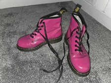 Hot Pink Women's Doc Martin Hot Pink Airwair Boots UK Size 3