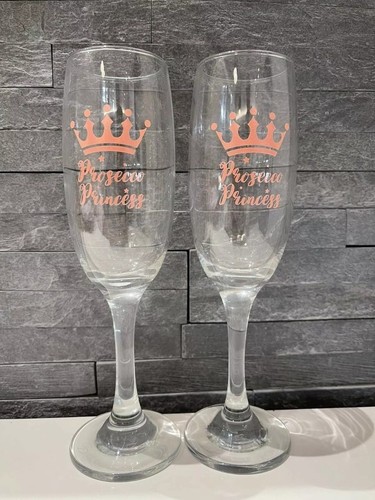 Prosecco princess flutes - prosecco,