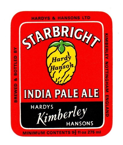 England vintage beer label - label,