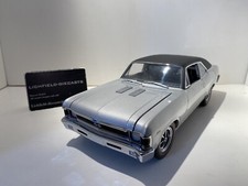 GMP 1:18  1969 NOVA 396 SS SILVER BLACK ROOF LIMITED EDITION NUMBER 53 VERY RARE