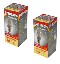 2 x Eveready Oven Bulb 300°C