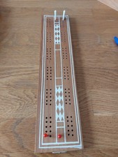 Wooden Cribbage Board with