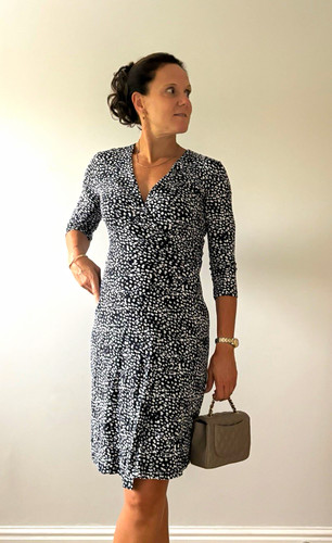 Hobbs very dark navy white - very,