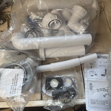 Rangemaster WKIT03 Sink Waste Kit Polished Chrome  1.5 & 2 Bowl Kitchen Sinks