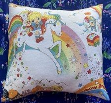 Rainbow Brite Filled Cushion